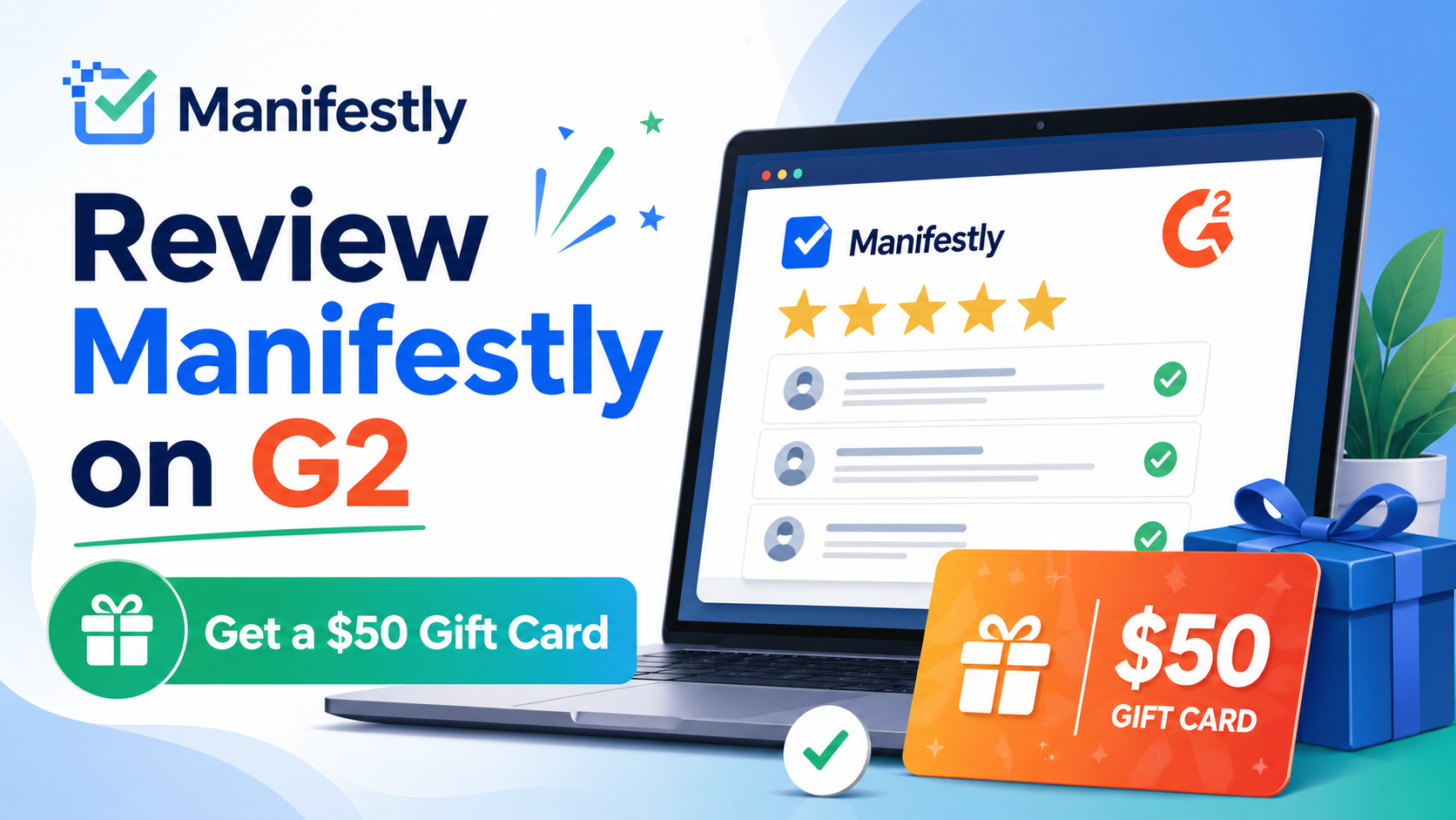 Review manifestly on g2 get a 50 gift card
